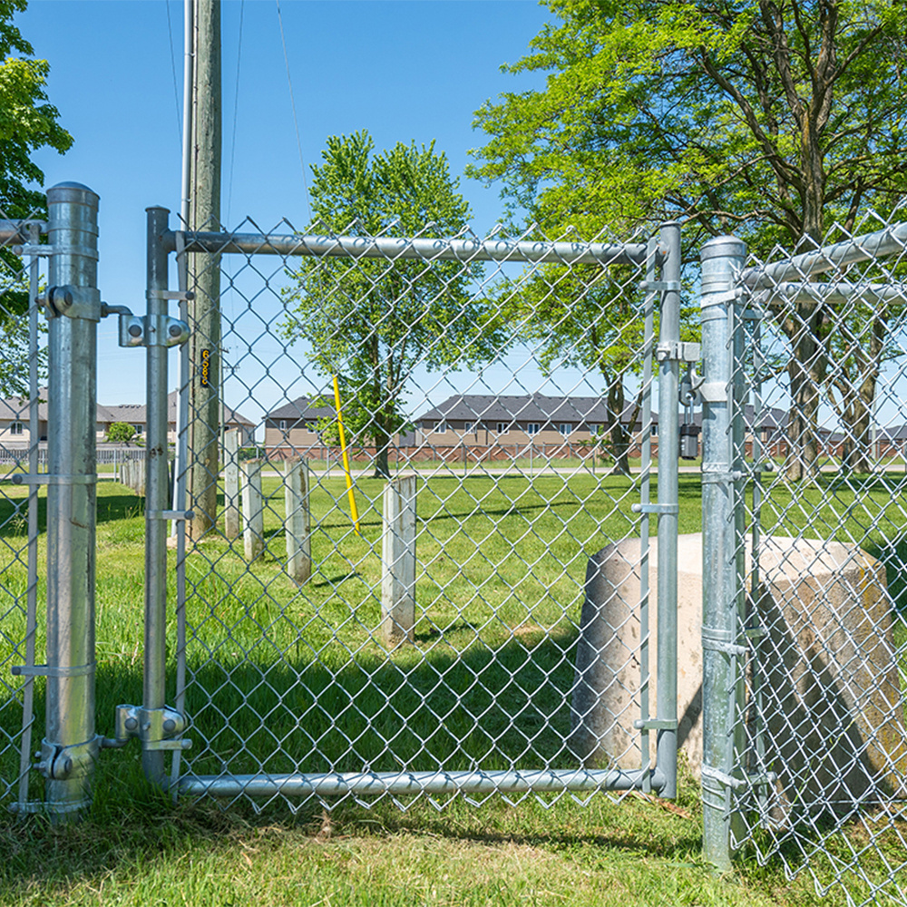 6 Foot 8 Foot Chain Link Fence Galvanized Jamaica Chain Link Fencing 6Ft Tall Used Chain Link Fence For Sale