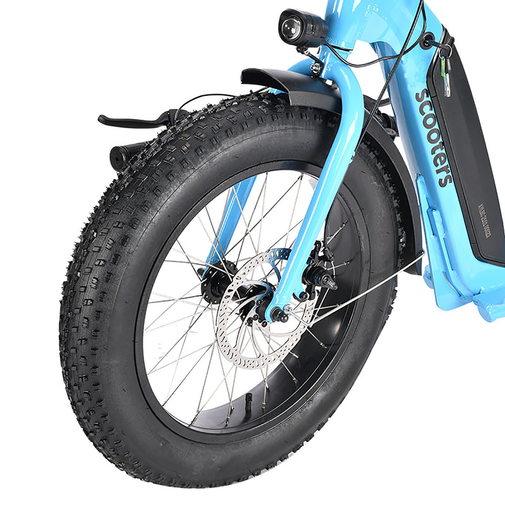 20Inch Big Wheel Folding Electric Scooters Adult E Scooter fat bike Adventure 500W offroad climbing electric scooter