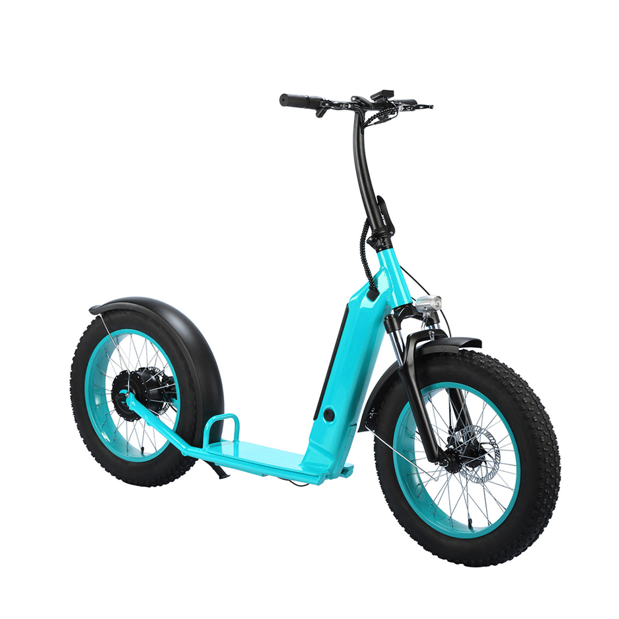 500W 48V 14Ah fat tire e scooter big wheel electric scooter electric off road scooter