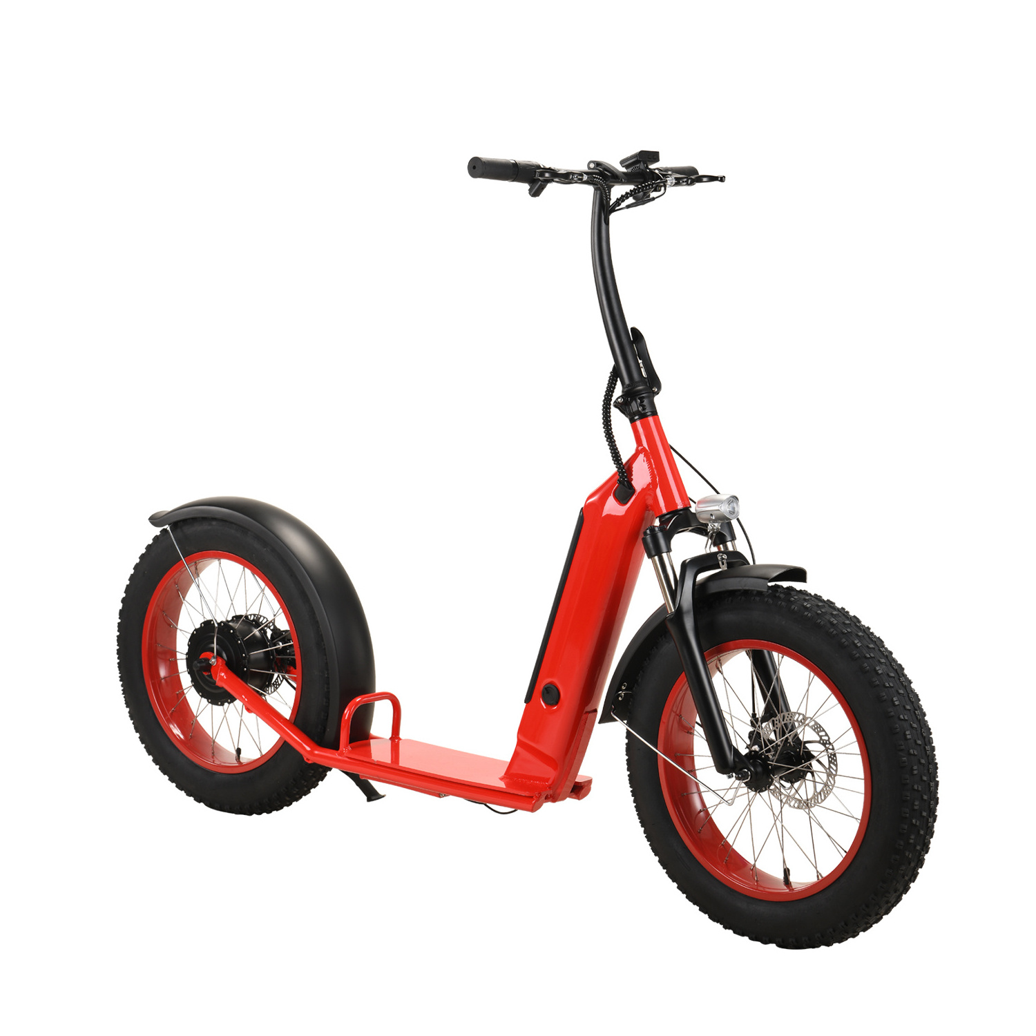 1000w 20 inch enduro retro folding vintage fat tire EEC folding  electric scooter 500W 48V offroad e scooter