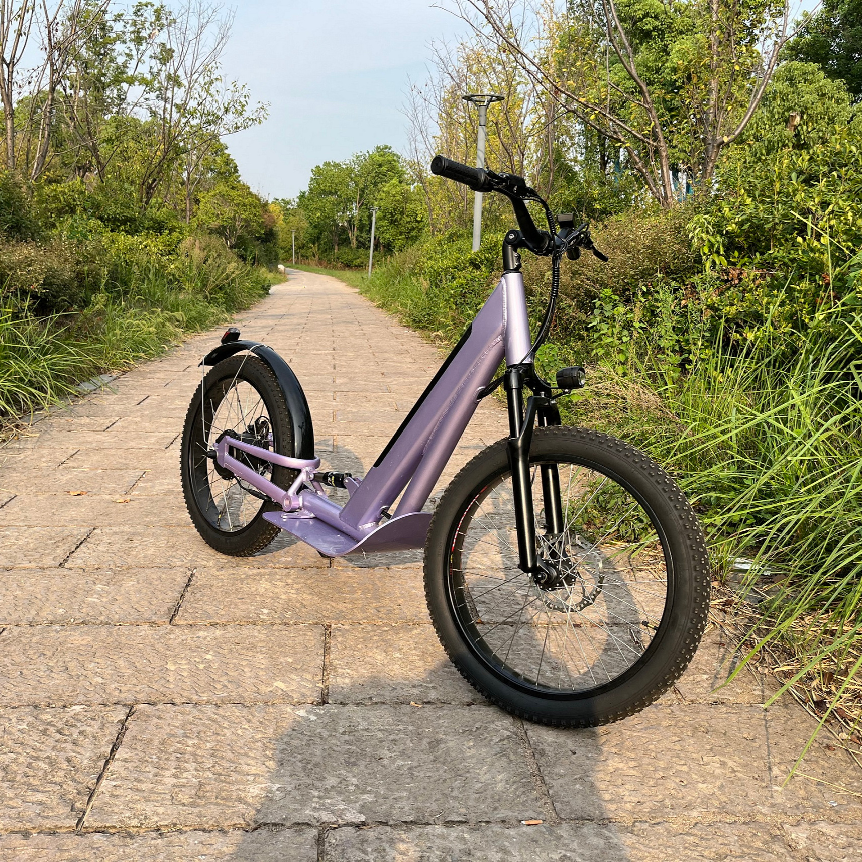 24inch large wheel off road 40mph fast speed electric scooter with shock absorber