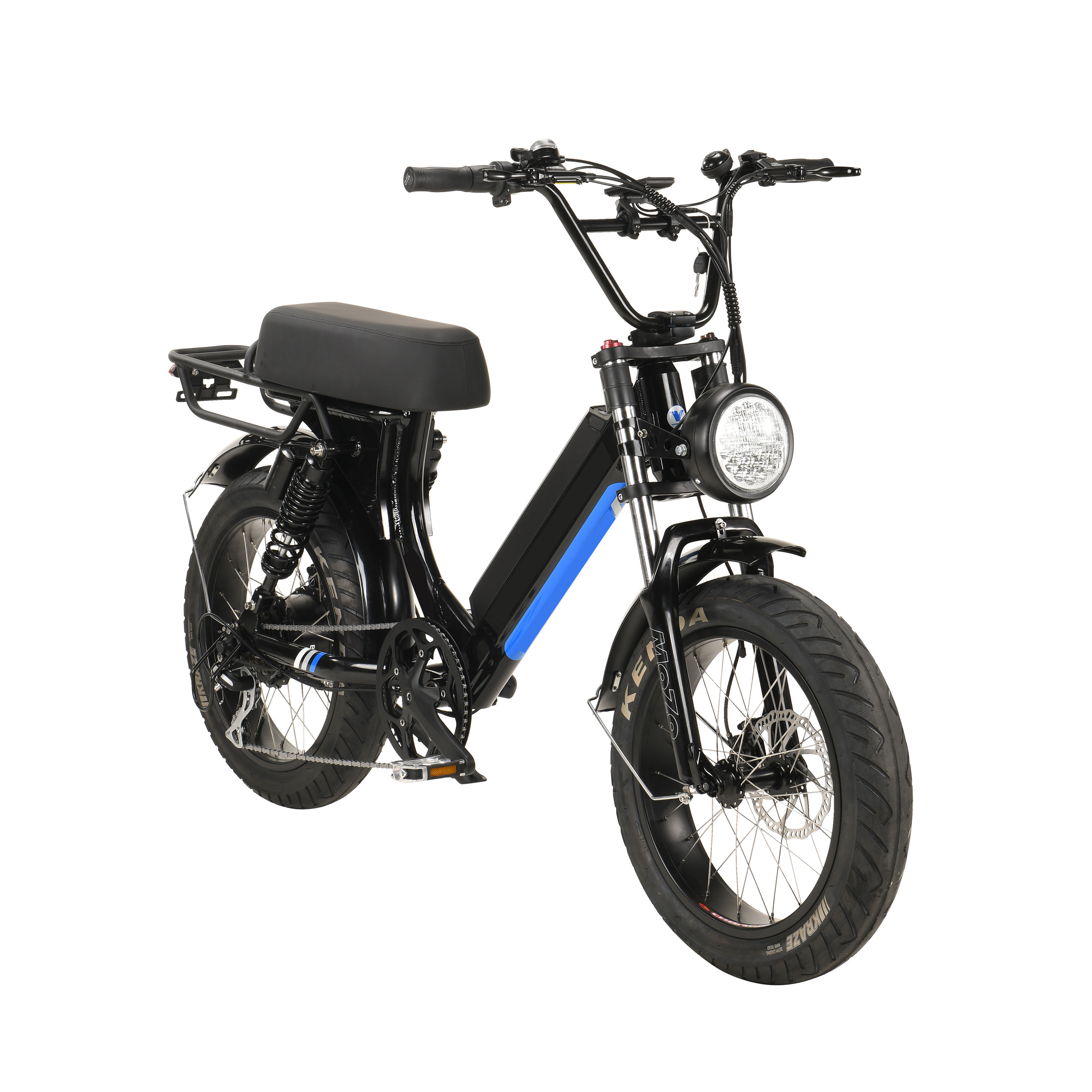 Al alloy frame 20'' fat bike  factory 1000W 48V foldable retro snow beach cruiser  electric bicycle ebike moped