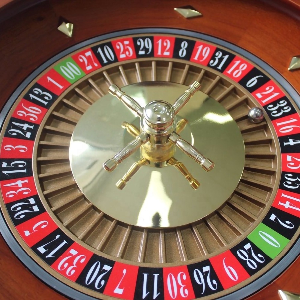 Luxury professional 18inch diameter wood roulette wheel for adults casino table game