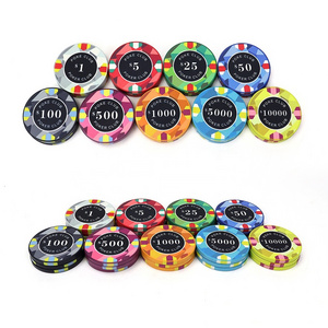 Free design and sample 10g ceramic poker chips tournament 39mm custom  logo from China manufacturers for casino poker game