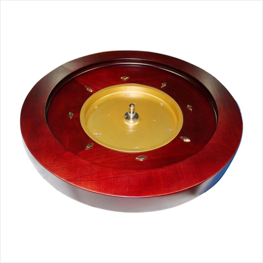 Luxury professional 18inch diameter wood roulette wheel for adults casino table game