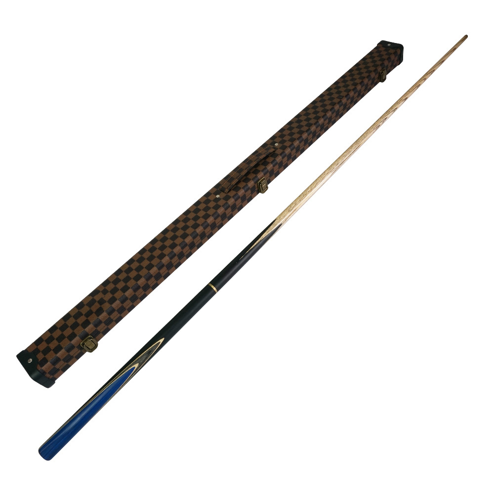 Handmade Custom 3 / 4 Jointed Pool Cue High Quality 9-10mm Head Ebony Solid Wood Cue with Snooker Cue Case