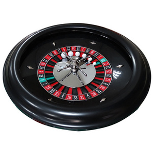 Hot sell 18 inch diameter roulette wheel  professional casino abs roulette for home style table game