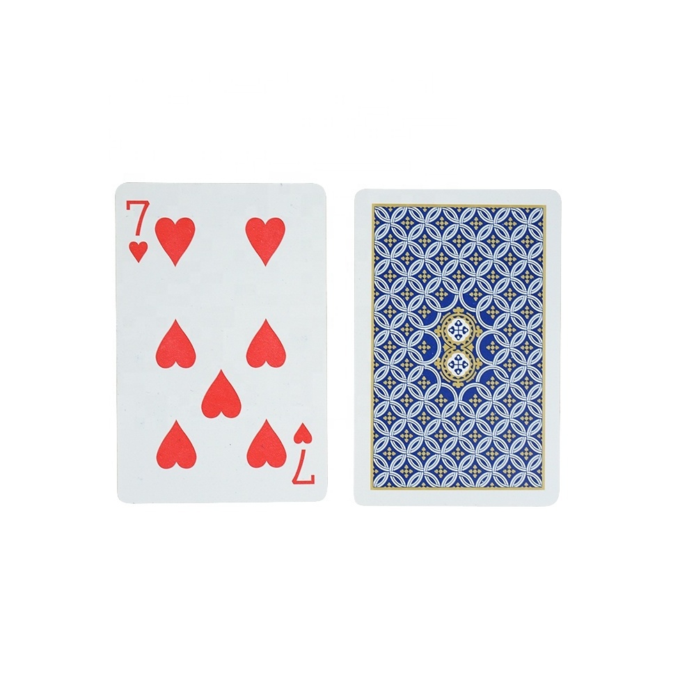 Wholesale recycled rigif plastic playing cards 2 decks of playing card in a plastic box cheap price for casino game