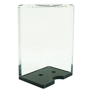 Factory wholesale casino acrylic discard card rack for holder waster 1-8 decks playing cards casino games