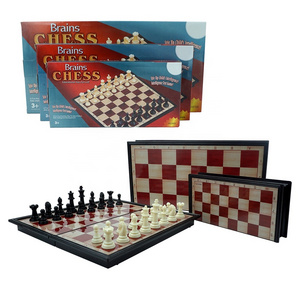 High quality magnetic travel chess game sets portable folding chess board with different size for playing game