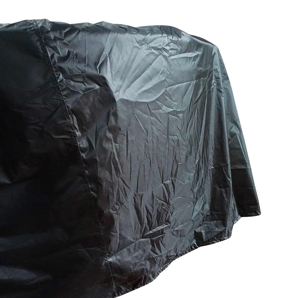 Wholesale 8FT 210D oxford black cloth table cover with silver coated custom logo accept for casino poker table or billiard table