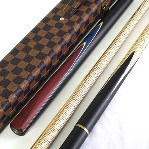 Solid Wood Single Flower Colourful Stickers Ebony Grip Billiard Cue Handmade 550G Pool Club Universal Billiard Cue