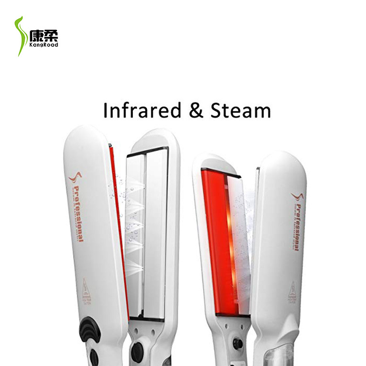 Infrared Hair Straightener Steam Flat Irons For Hair Beauty And Curling Iron In One Iron