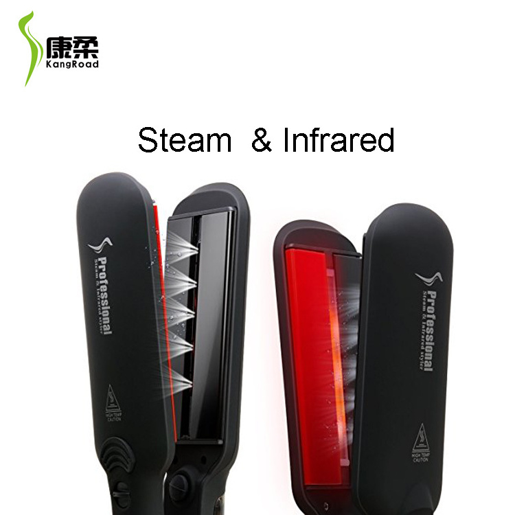 Infrared Hair Straightener Steam Flat Irons For Hair Beauty And Curling Iron In One Iron