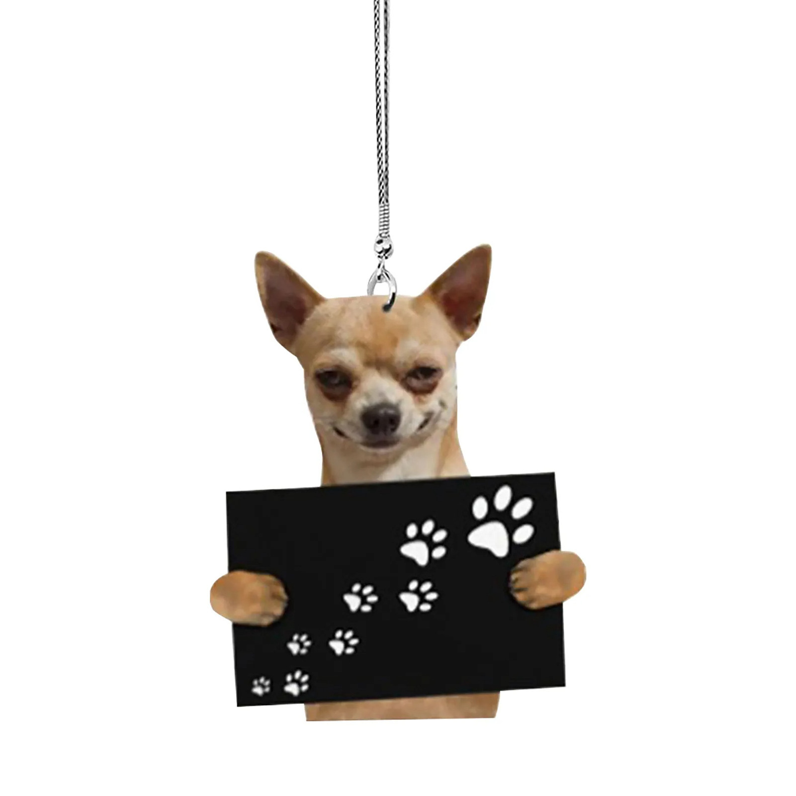 Car Rear View Mirror Accessories, Swinging Dog Car Hanging Ornament, Cool and Cute Hanging Accessories for Car Decor