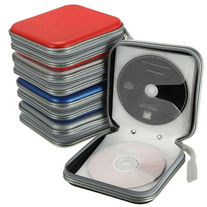 Portable CD Case Plastic 40Pcs Capacity Disc CD DVD VCD Wallet DJ Storage Organizer Carry Case Holder