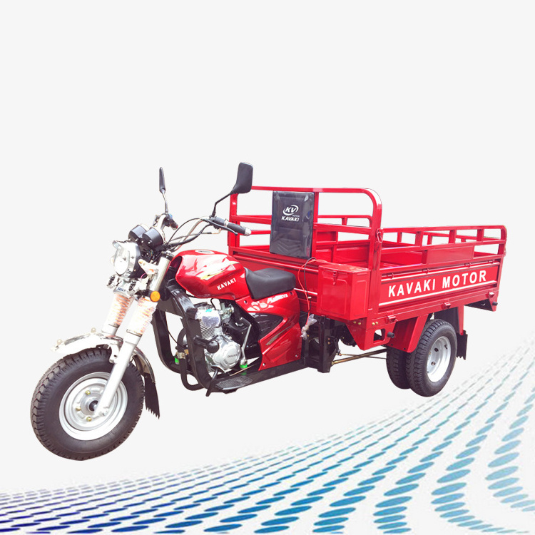 Kavaki export africa 3 wheeler motor 200cc air cooling gas five wheel cargo trike