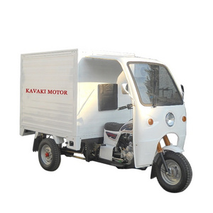 Closed sanitation vehicle tricycle garbage truck three wheels tricycle wholesale