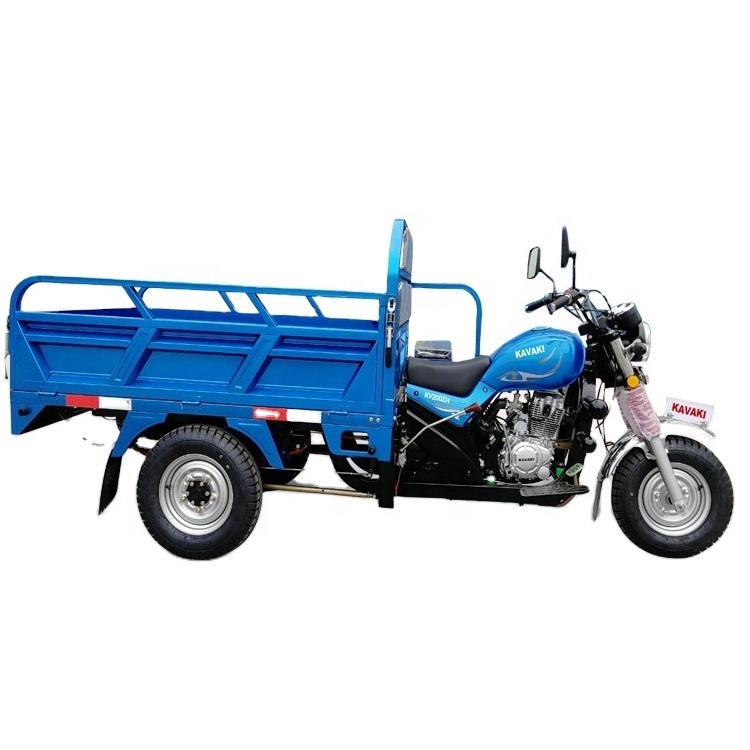 KAVAKI factory 200cc tricycle three-wheeled motorcycles cargo gasoline petrol 3-wheel tricycles