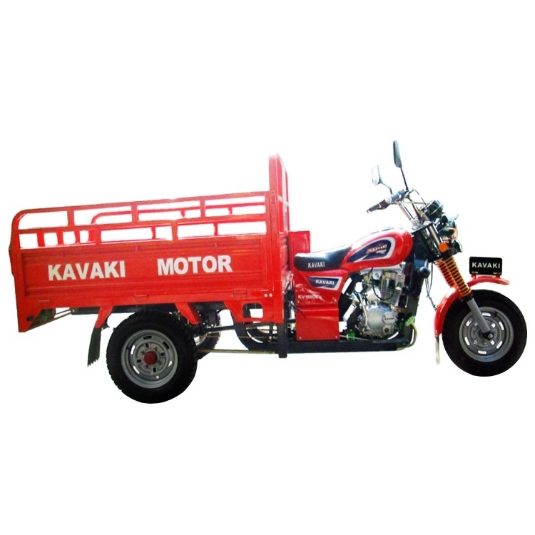 Kavaki hot selling 3 wheel electric scooter 150cc cargo tricycle trike with Windshield