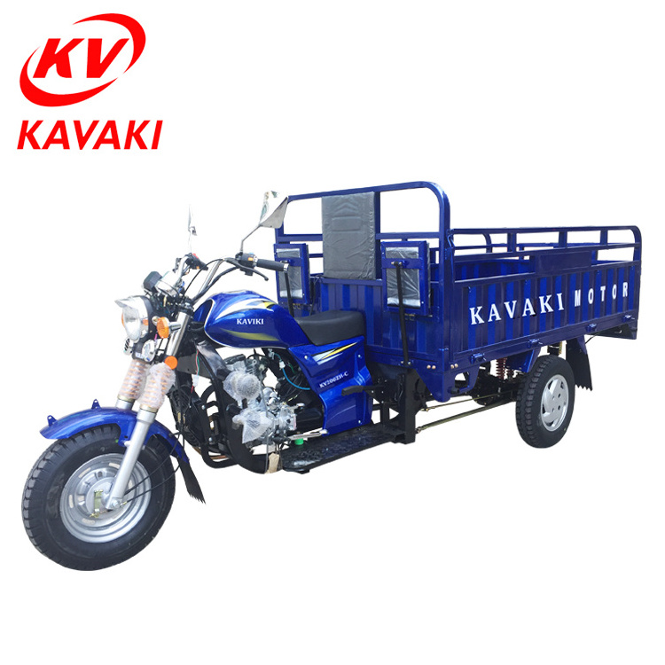 CHINA KAVAKI 200cc Air Cooled 4 Strokes motorized 3 wheel cargo motorcycle tricycle