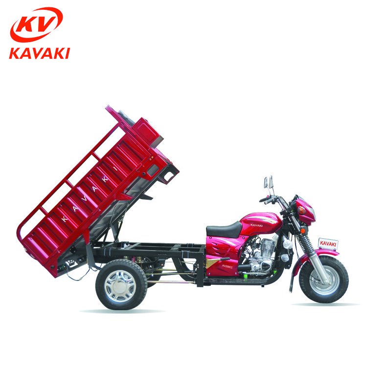 China KAVAKI wholesale new electric fat tire 3 wheel motor tricycle tuk tuk cart cargo tricycle motos for adults