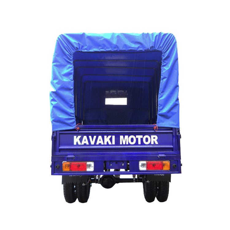 Kavaki High  quality load bearing rear axles tricycle car sunscreen  ghana motor tricycle