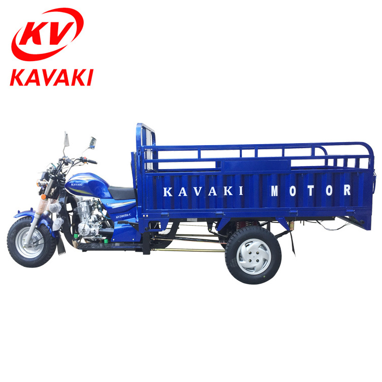 CHINA KAVAKI 200cc Air Cooled 4 Strokes motorized 3 wheel cargo motorcycle tricycle