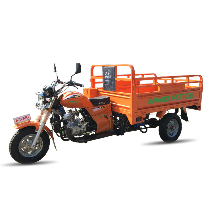 Hot selling scooter 200cc tuk tuk motorbike 4 stroke Automatic unloading Lifan Engine cargo trailer adults 3 wheel motorcycles