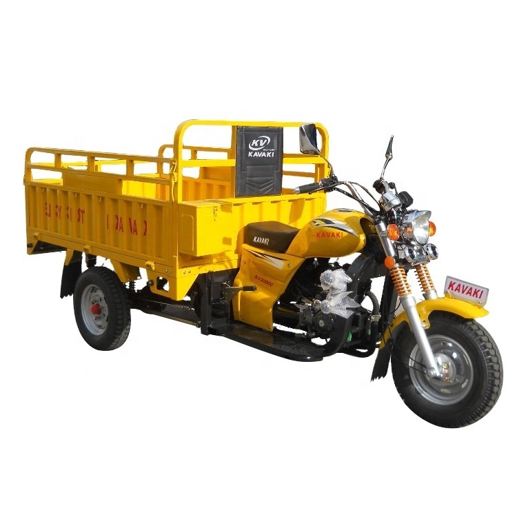 Kavaki 200cc 3 Wheel Cargo Tricycles Factory Zongshen Gasoline Engine 50cc Classic trike Motorcycle for sale