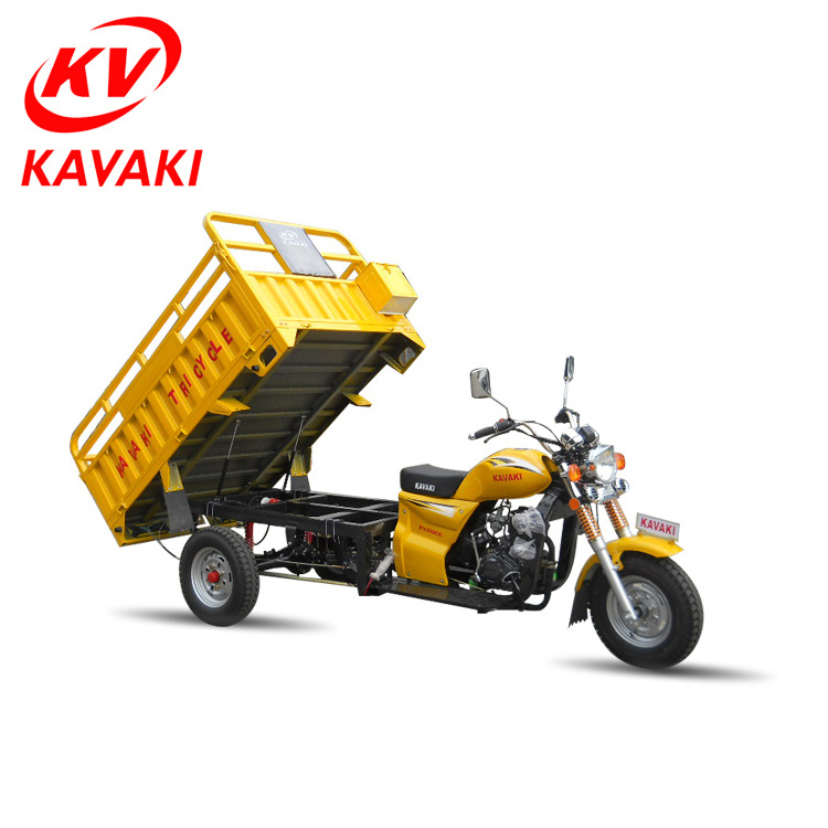 KAVAKI cheap price tricycle rickshaw 200cc motos gasoline 3 wheel car/cargo tricycles manufacturers for sales