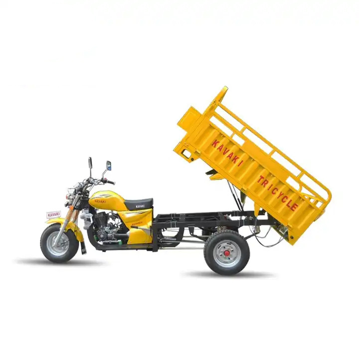 New Type Gasoline Motorized Tricycle moto tricycle lectrique  200CC 250 CC Gasoline Cargo Tricycle