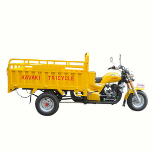 KAVAKI cheap price tricycle rickshaw 200cc motos gasoline 3 wheel car/cargo tricycles manufacturers for sales