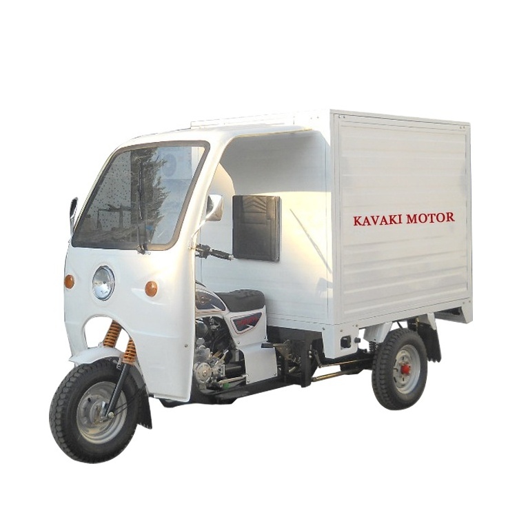 Closed sanitation vehicle tricycle garbage truck three wheels tricycle wholesale