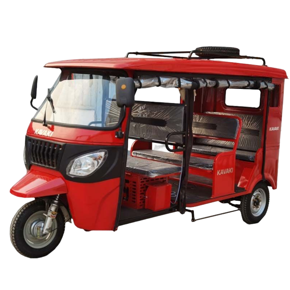 Kavaki 200cc Passenger Motorized Tricycle  Cabin Moto Taxi Gasoline Tricycle Tuk Tuk Adult Passenger Tricycle With Seat