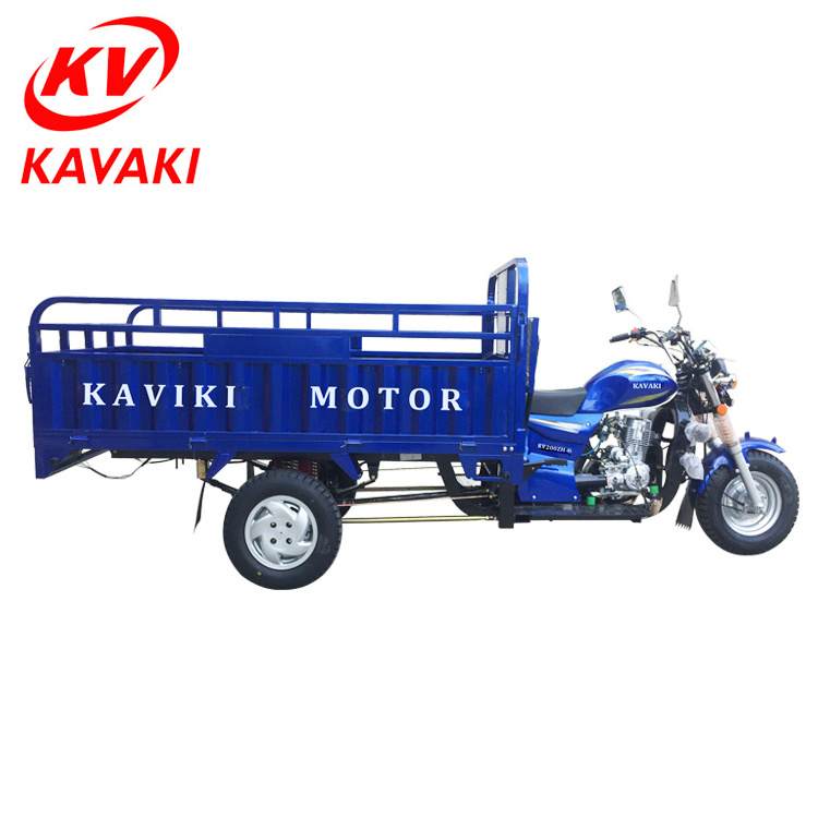 CHINA KAVAKI 200cc Air Cooled 4 Strokes motorized 3 wheel cargo motorcycle tricycle