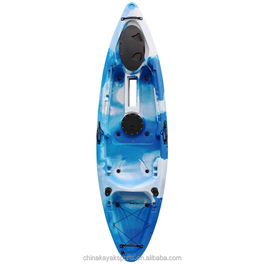 OEM single fishing kayak canoe jet kayak sit on top 1 person putting motor is available