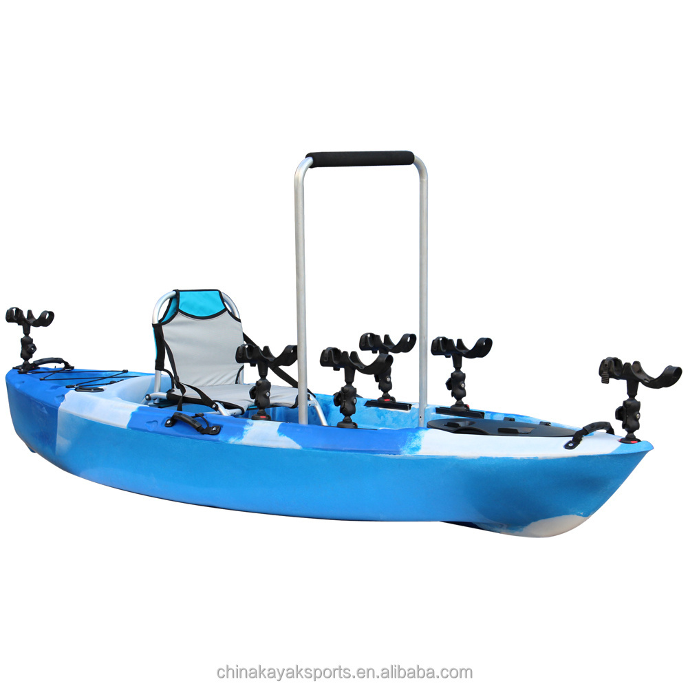 OEM single fishing kayak canoe jet kayak sit on top 1 person putting motor is available