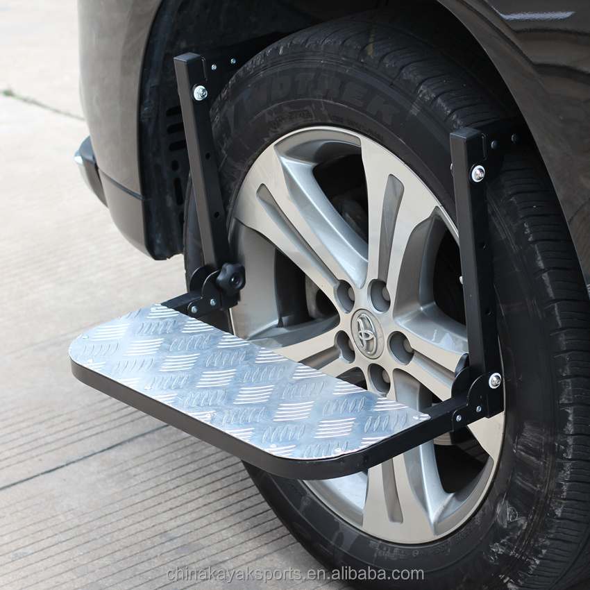 High Quality  Folding Car Steel Wheel Tire Step for Car/SUV