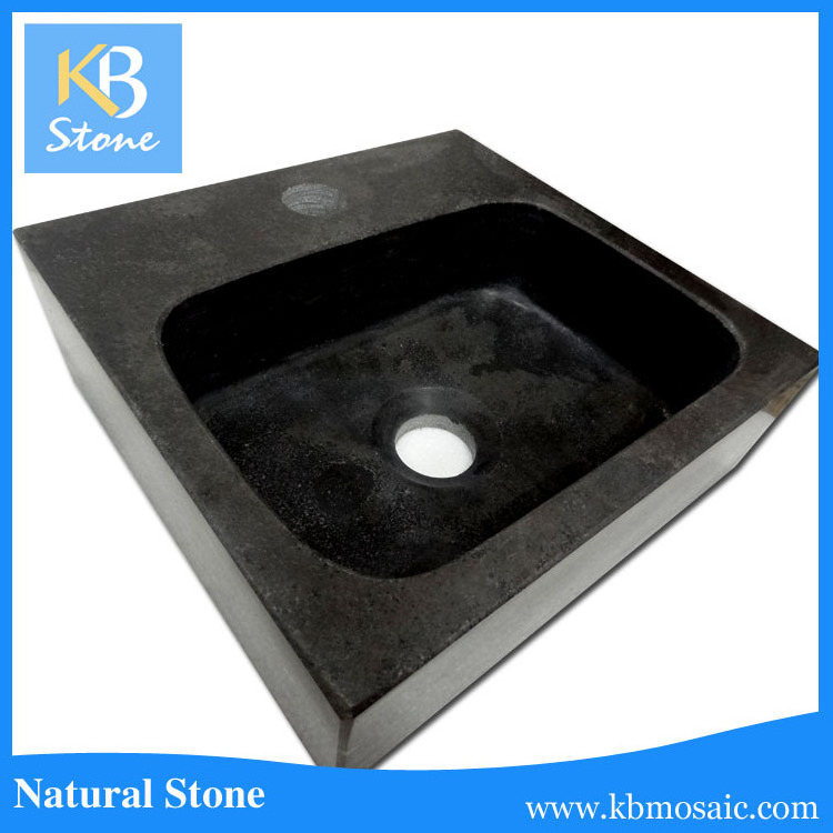 Cheap Absolute Black limestone Sinks Stone Basin Marble Sink