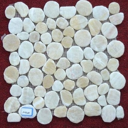 China Supply Round marble stone mosaic tile for floor tile interior stone mosaic