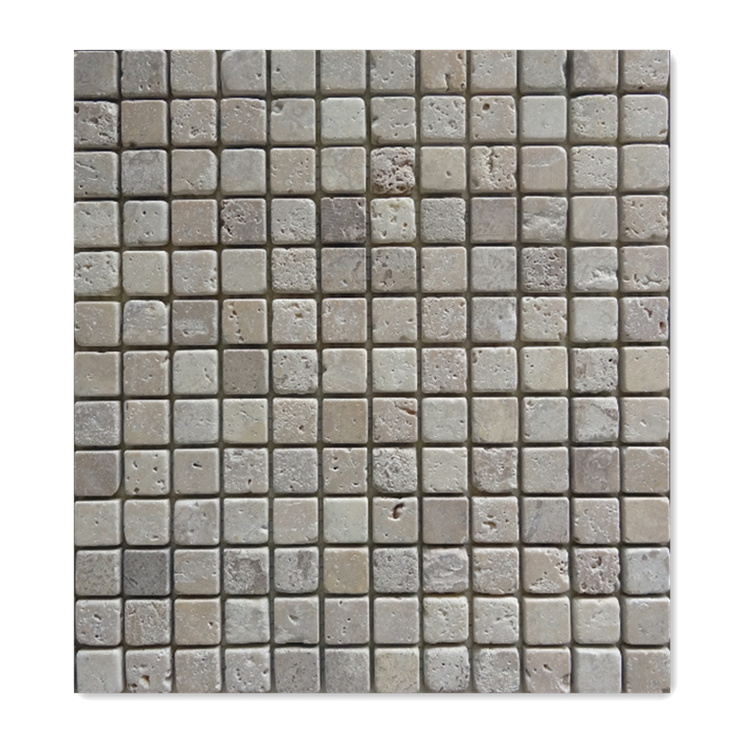 Beautiful natural marble mosaic floor stone travertine tile