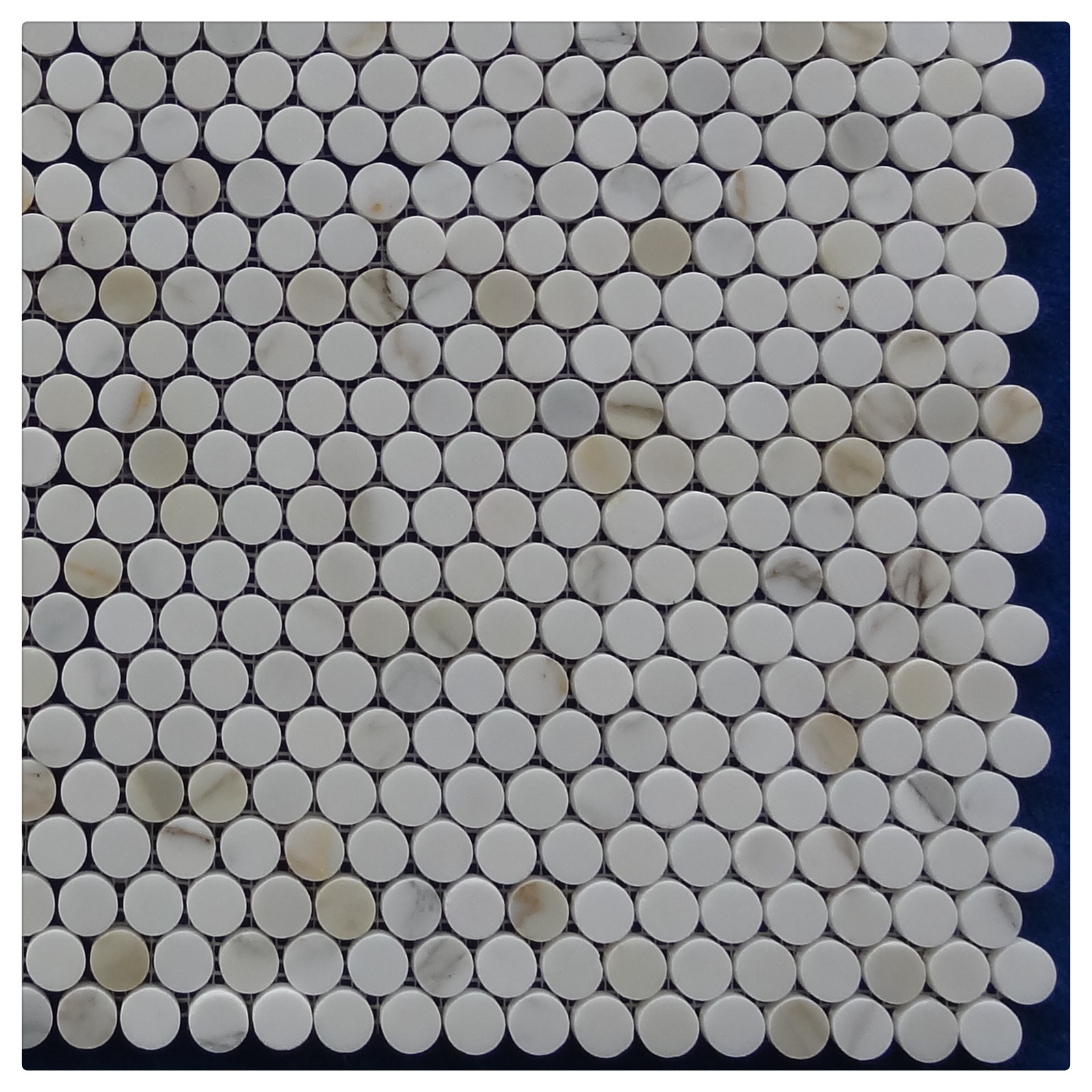 China Supply Round marble stone mosaic tile for floor tile interior stone mosaic