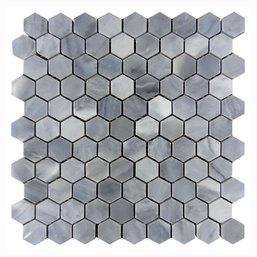 High quality hexagon marble mosaic bathroom wall tiles floor tiles interior