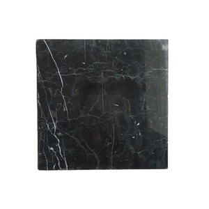 Nero Marquina Black Marble Tile 12X12,Chinese Cheap Price Natural Stone Slab Black