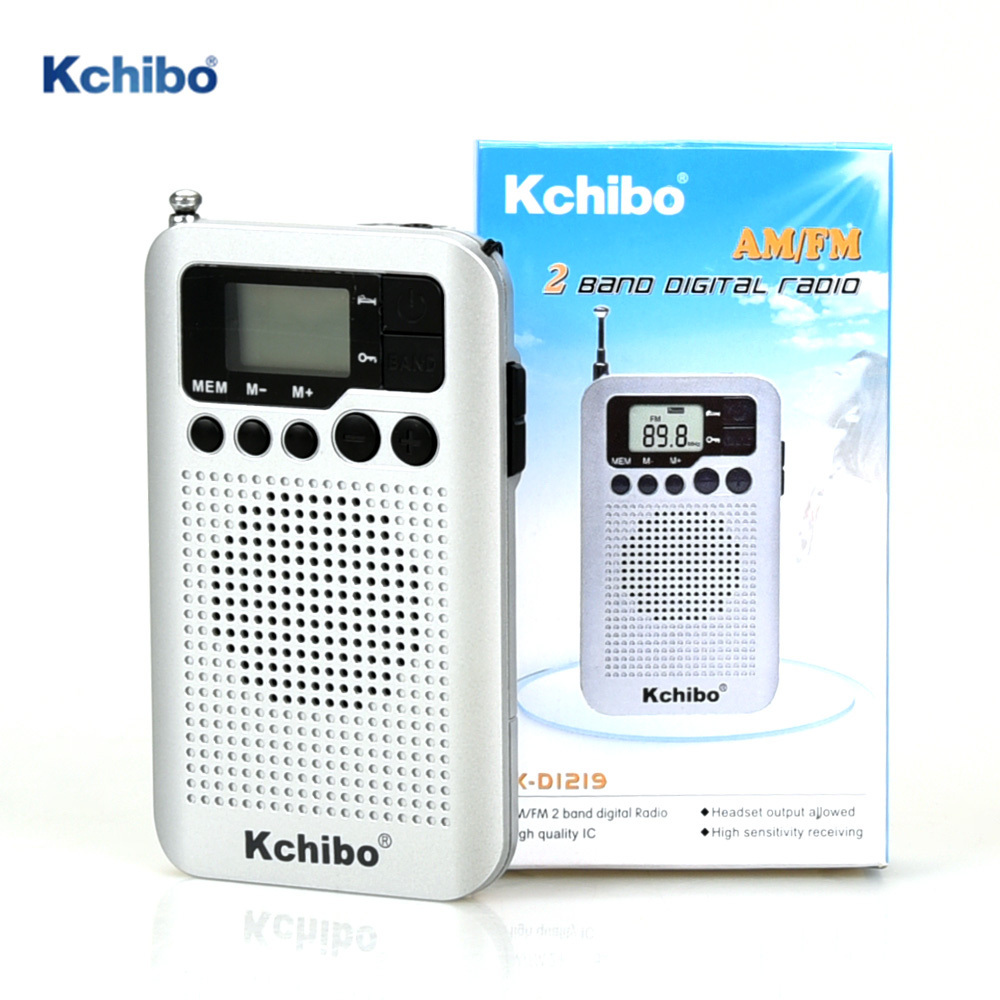 Kchibo Digital radio in portable radio auto scan fm receiver pocket radio receiver