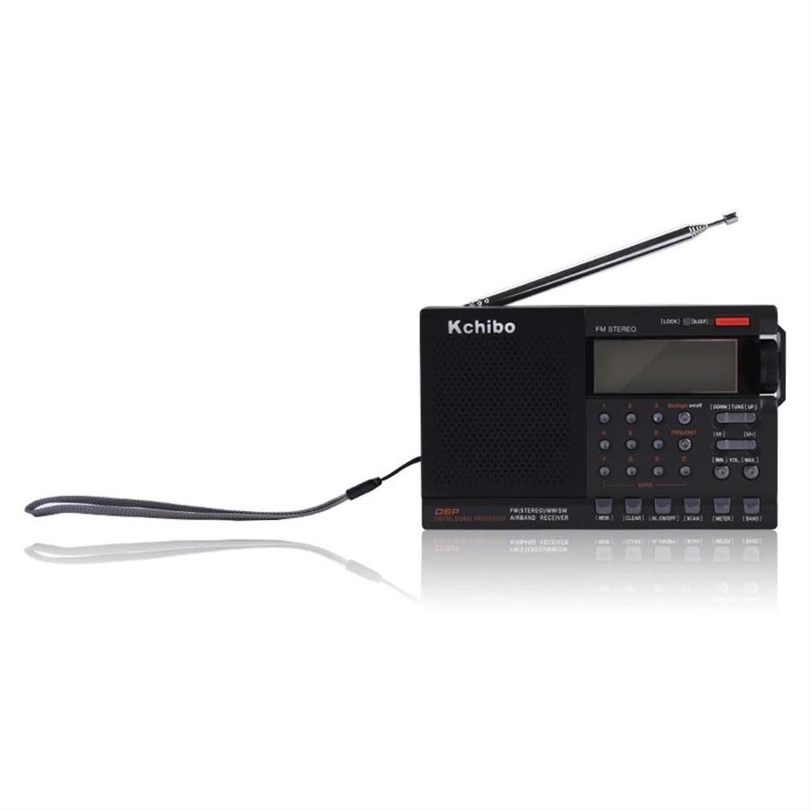 2019 Kchibo KK-D6110 high gain fm airband radio with aux input