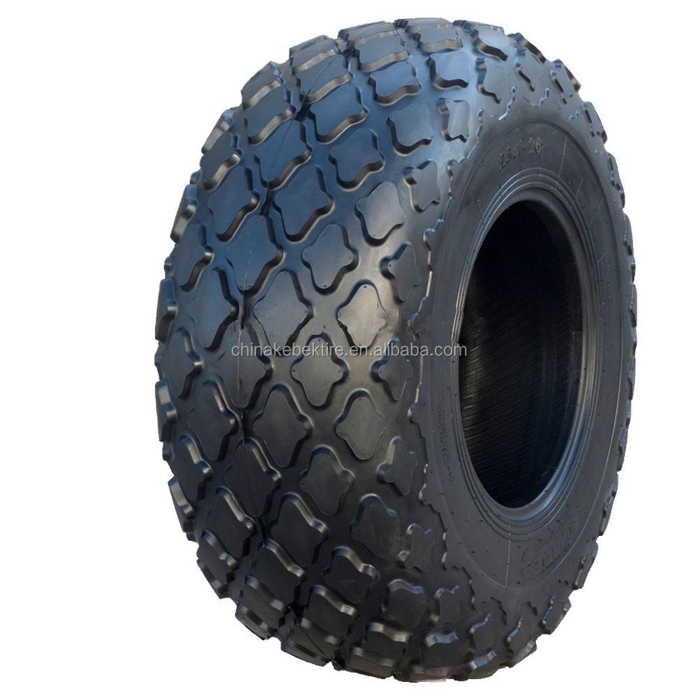 Tube and tubeless bias OTR tyre rubber tire road roller for sale 23.1-26