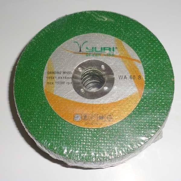 yuri green carbide glass cutting wheel disc 4 inch 105x1.2x16mm t41 wa60 sbf cut off wheel 4 inch