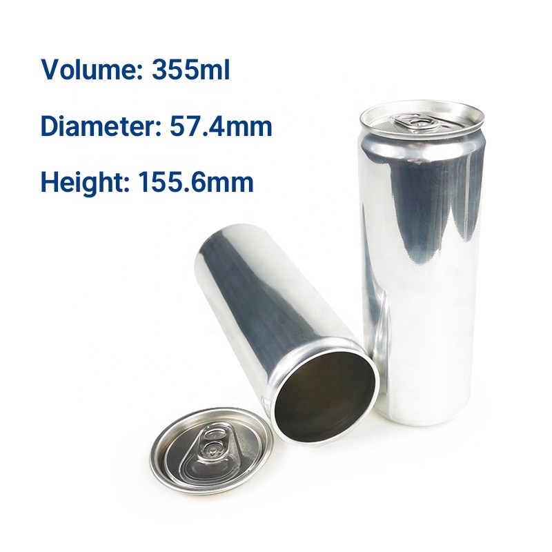 Wholesale Aluminum Cans 190ml 250ml 330ml 500ml Beer can Production Logo Color Custom Aluminum Beverage Beer Can